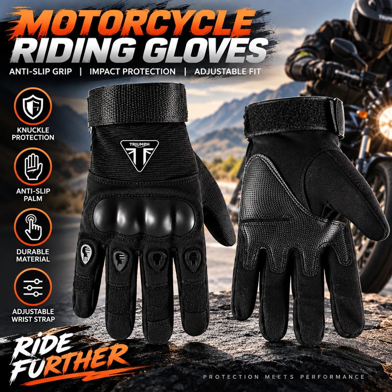 Riding Gear - Accessori per moto TRIUMPH: guanti di