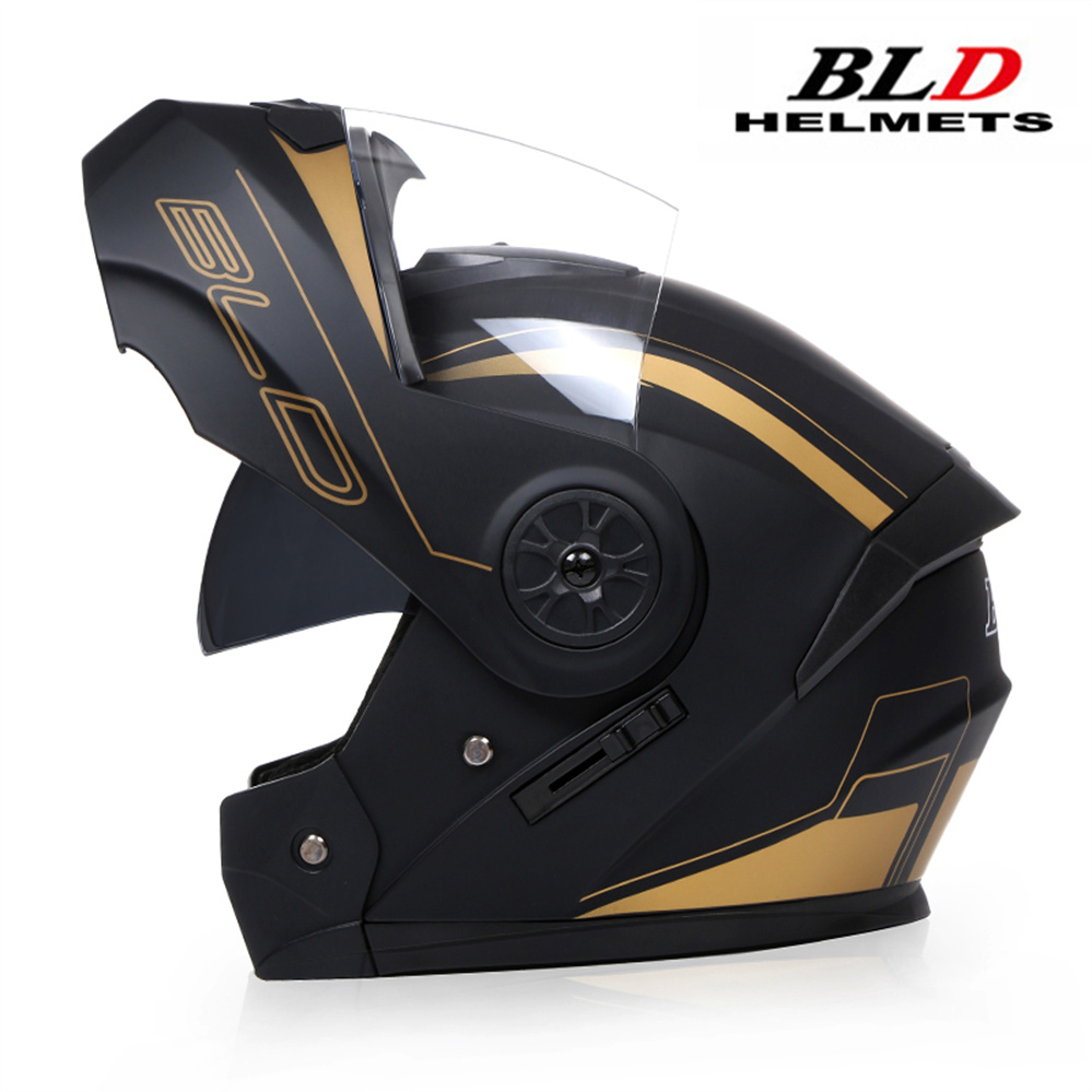 Full Face Motorcycle Helmet With Bluetooth - Casco integrale personalizzato Flip Up Motocross