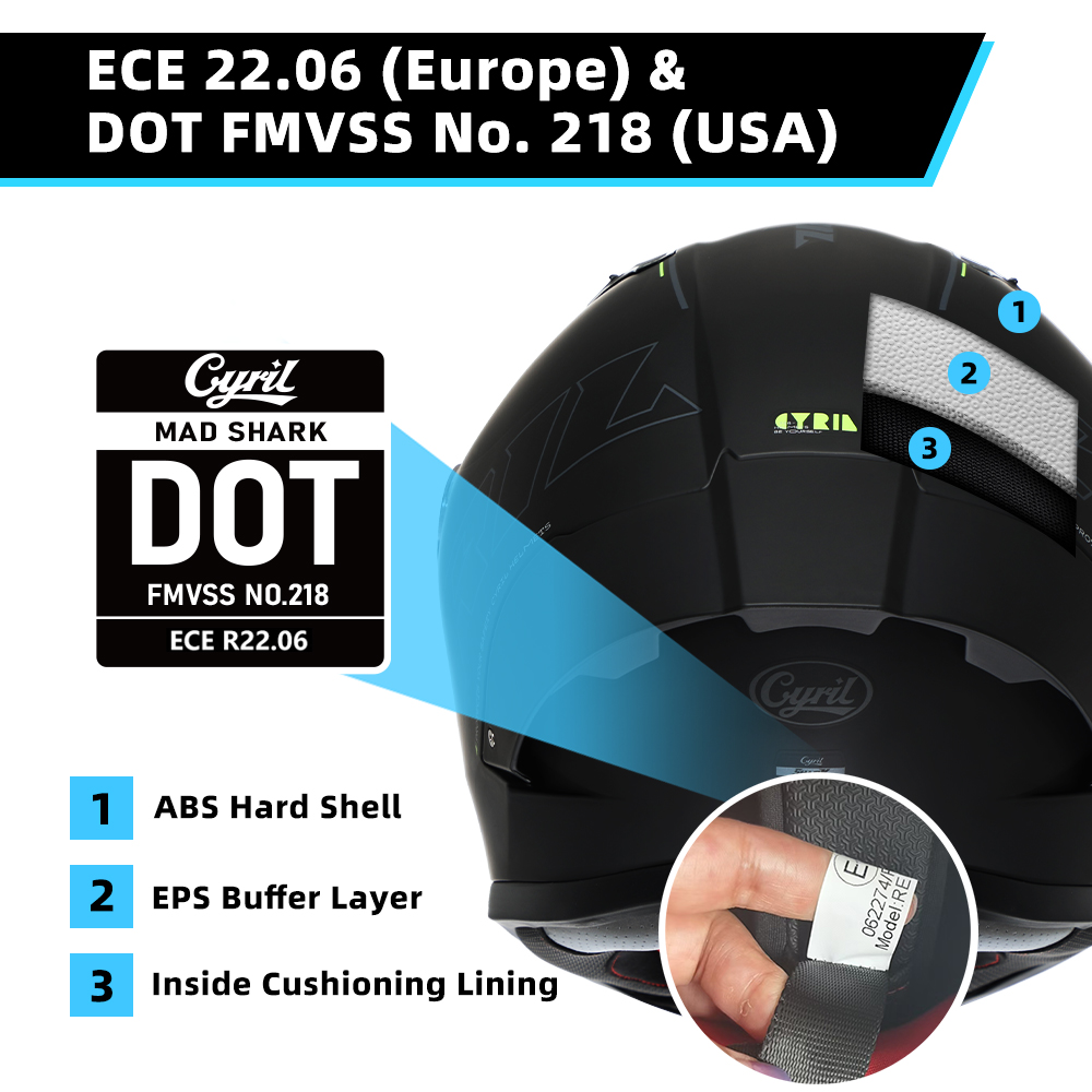 Casco Moto ECE per Uomo e Donn - Full Face Motorcycle Helmet With Bluetooth recensione e prezzo