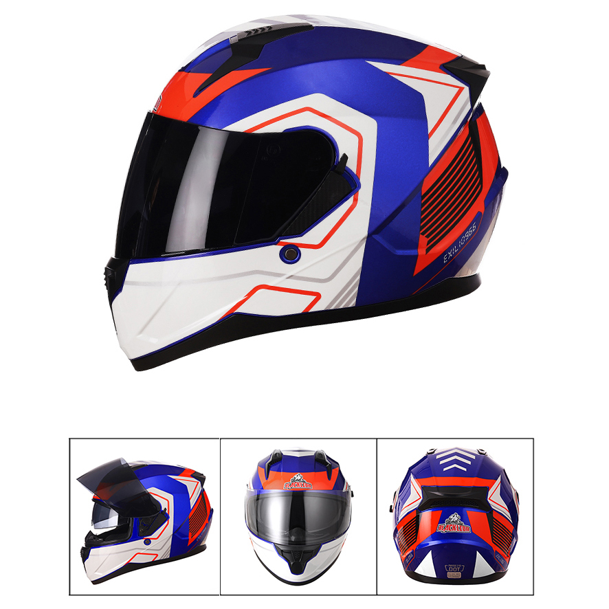 Casco da motociclista Full Fac - Full Face Motorcycle Helmet With Bluetooth recensione e prezzo