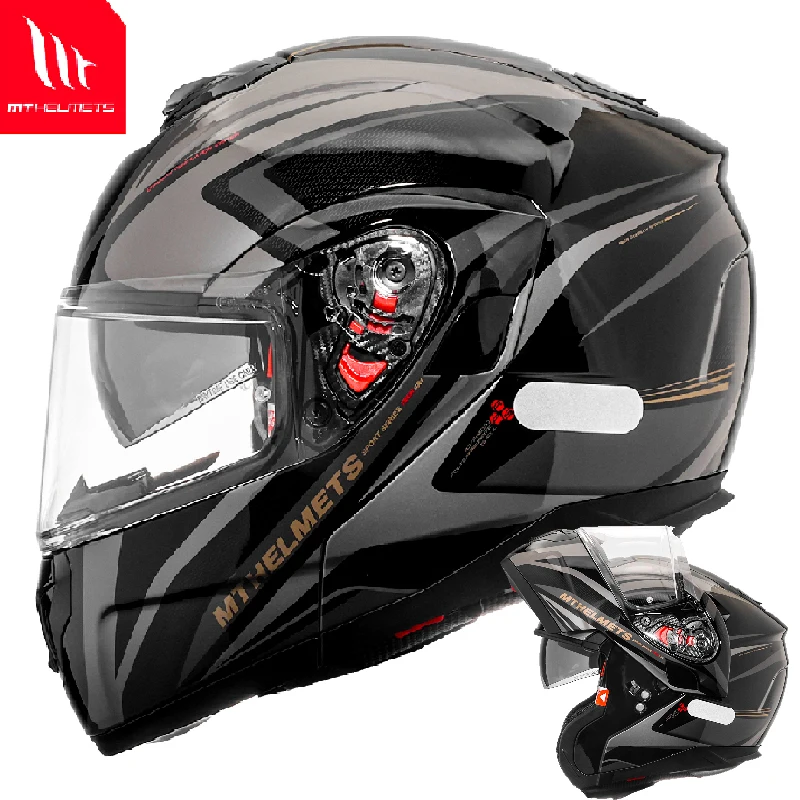Casco moto apribile MT ATOM SV - Full Face Motorcycle Helmet With Bluetooth recensione e prezzo