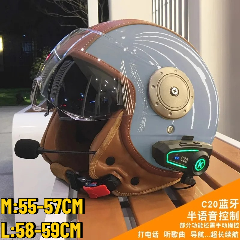 Casco Elettrico per Moto con D - Full Face Motorcycle Helmet With Bluetooth recensione e prezzo