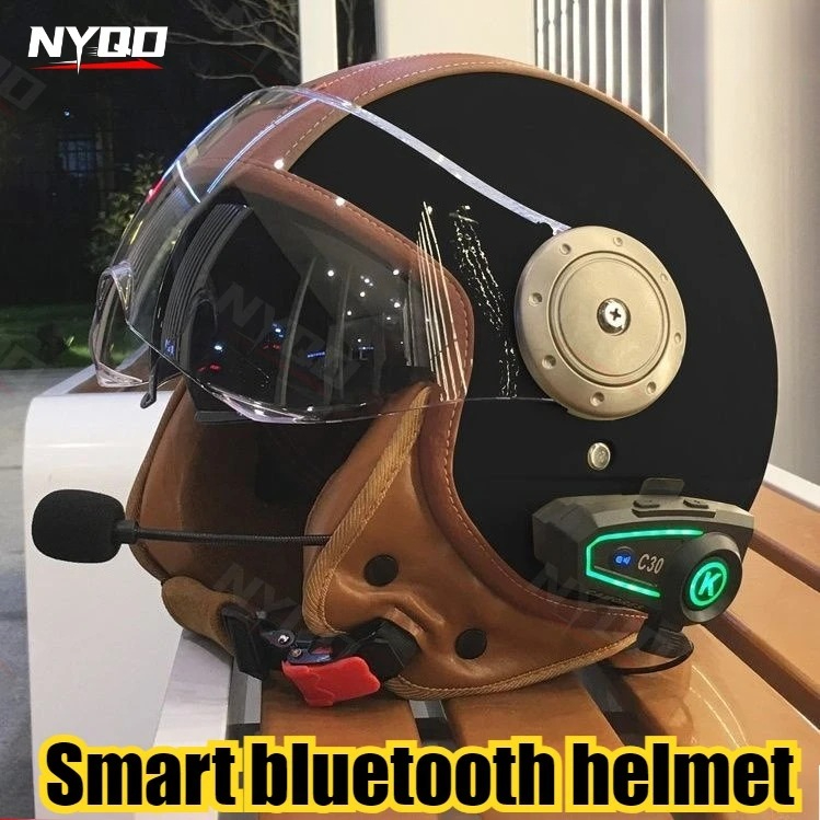 Casco Elettrico per Moto con D - Full Face Motorcycle Helmet With Bluetooth recensione e prezzo